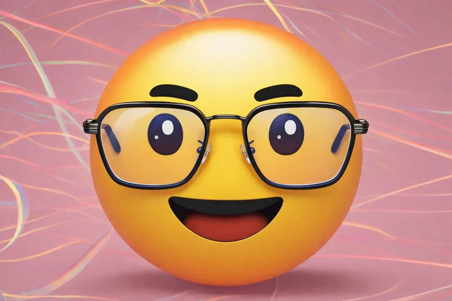 What do the sunglasses emoji mean?