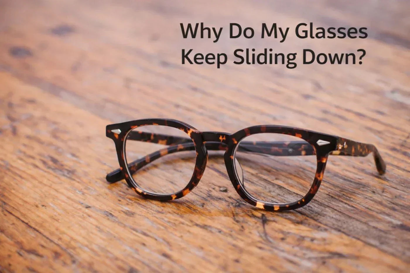 Why Do My Glasses Keep Sliding Down?