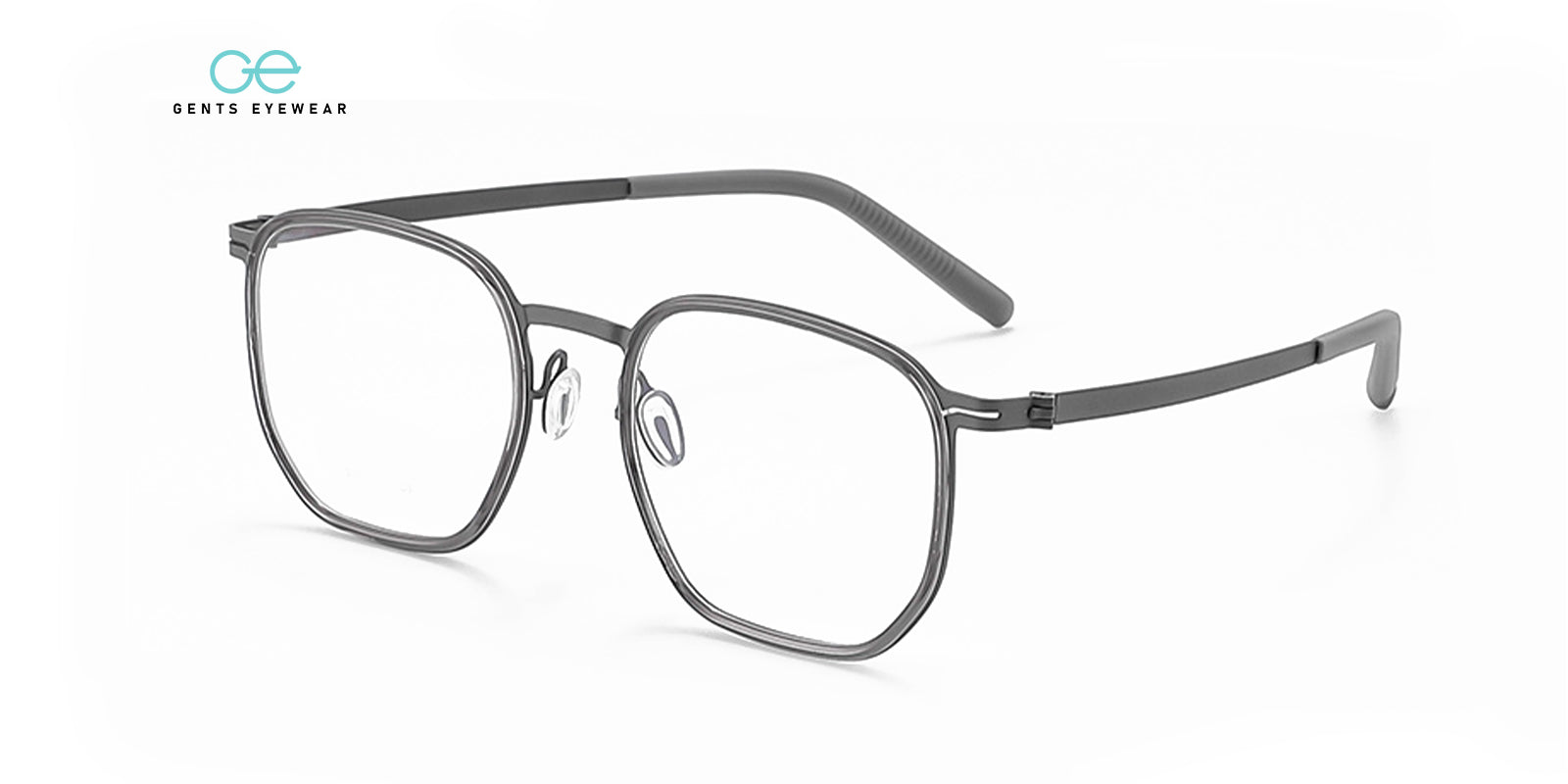 Lucian Square Frame Eyeglasses For Men Gentseyewear 2399