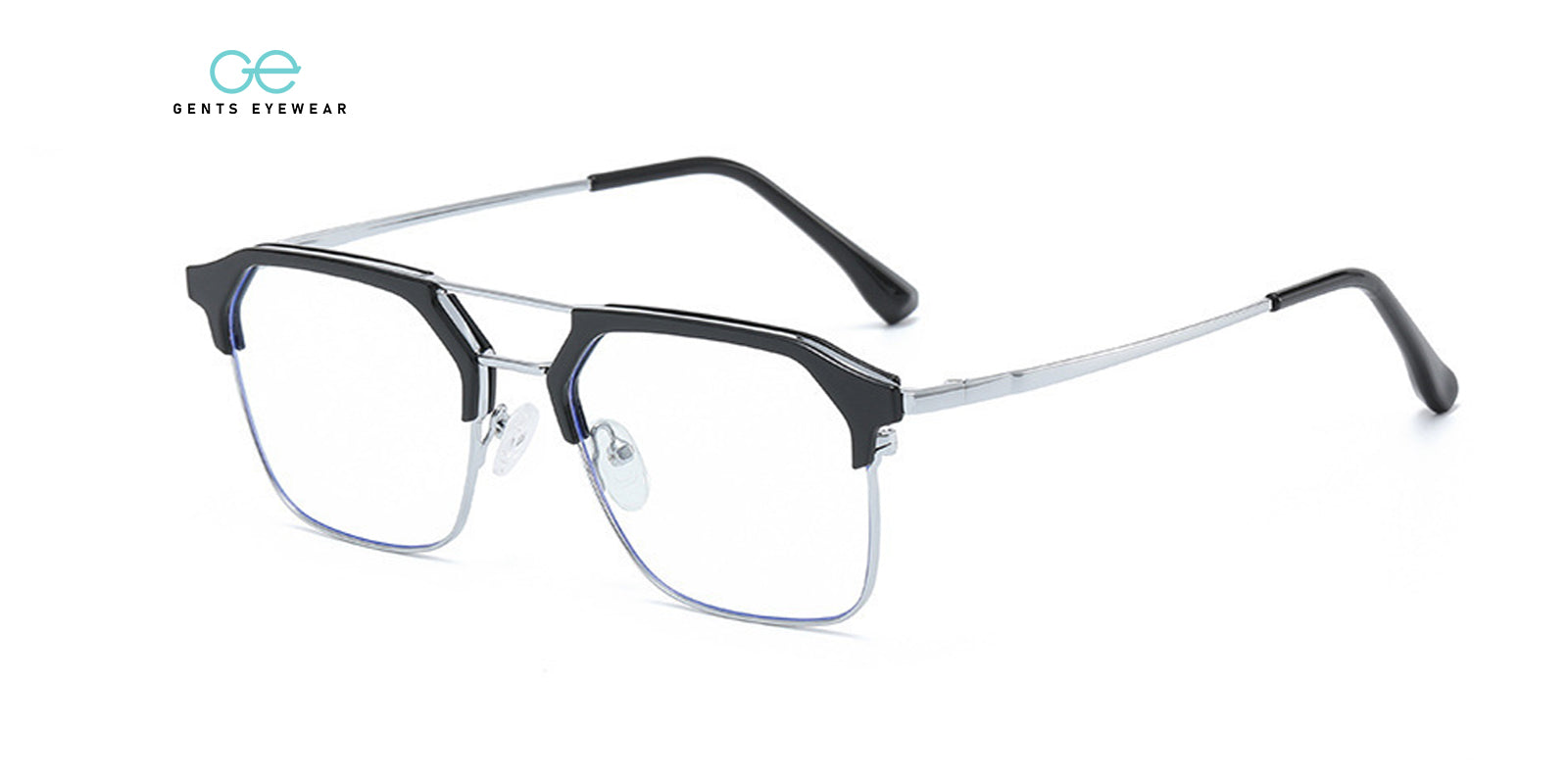 Wesley Stylish Rectangle Eyeglasses For Men | GentsEyewear.com ...