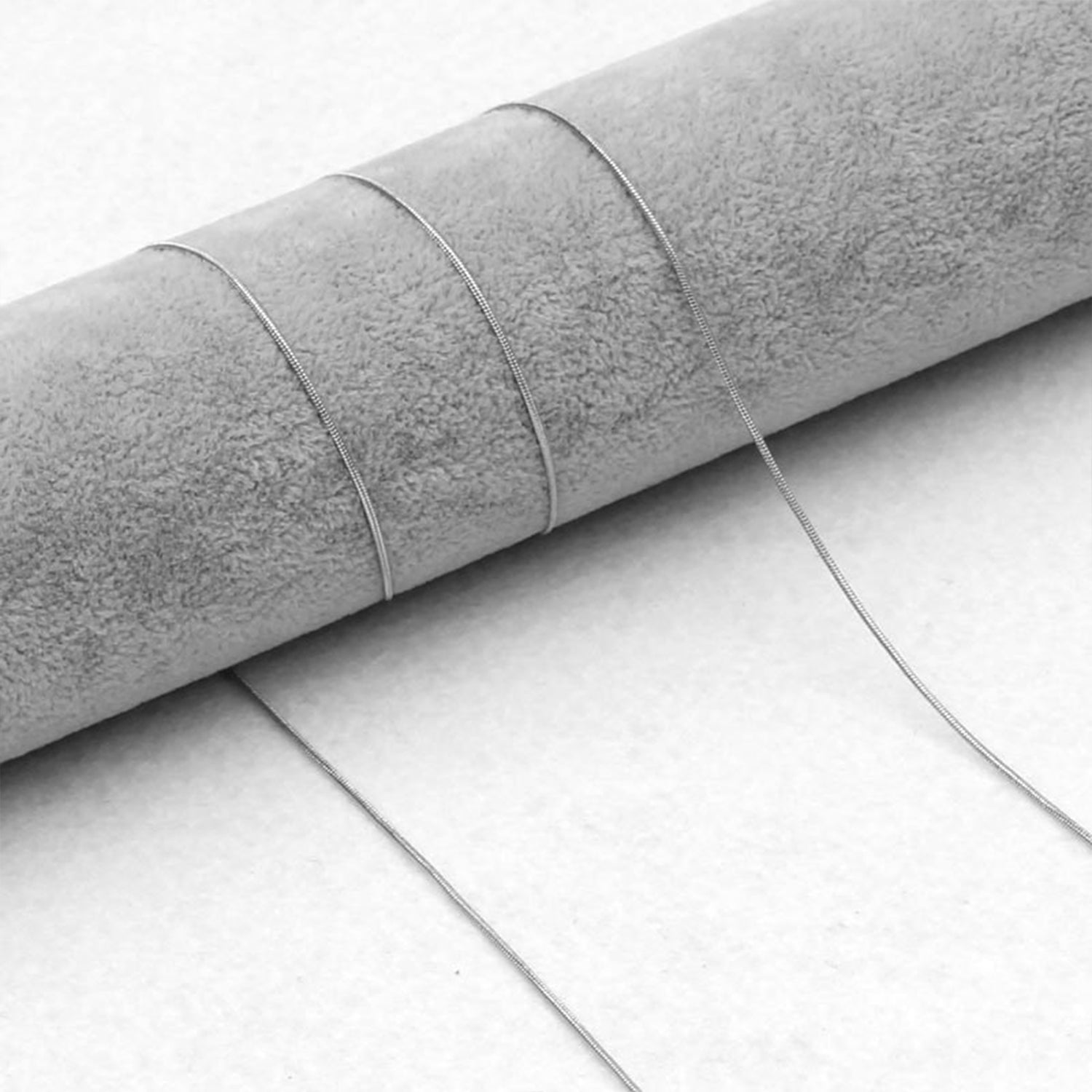 Silver Glasses Snake Chain